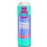 Coral High 500 ml 31854 Kids Derin Mavi Renkli Pipetli ve Direkt İçim Çelik Termos