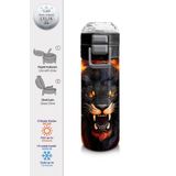 Coral High 500 ml 31871 Kids Siyah Aslan Desenli Pipetli Çelik Termos