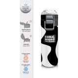 Coral High 500 ml 31887 Kids Siyah Beyaz Desenli Pipetli Çelik Termos