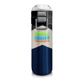 Coral High 500 ml 31893 Kids Lacivert Koyu Gri Bej Desenli Pipetli Çelik Termos