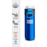 Coral High 500 ml 31895 Kids Renkli Çizgili Desenli Pipetli Çelik Termos
