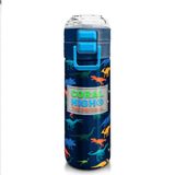 Coral High 500 ml 31907 Kids Lacivert Mavi Dinozor Desenli Pipetli Çelik Termos