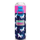 Coral High 500 ml 31915 Kids Lacivert Pembe Unicorn Desenli Pipetli Çelik Termos