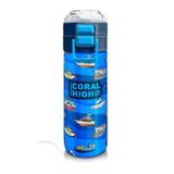 Coral High 500 ml 31973 Kids Lacivert Mavi Gemi Desenli Pipetli Çelik Termos