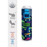 Coral High 500 ml 31979 Kids Mavi Lacivert Truck Desenli Pipetli Çelik Termos