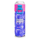 Coral High 500 ml 31981 Lavanta Pembe Baloncuk Desenli Çelik Termos