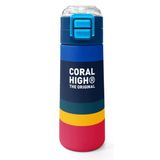 Coral High 500 ml Erkek Çocuk Lacivert Çizgi Desenli Çelik Termos Matara - Okul Suluğu