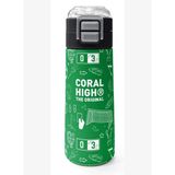 Coral High 500 ml Erkek Çocuk Yeşil Futbol Baskılı Çelik Termos Matara - Okul Suluğu
