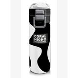 Coral High 500 ml Paslanmaz Çelik Okul Termosu/Suluk/Matara - Erkek Çocuk - Siyah Beyaz Desenli - S