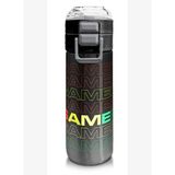 Coral High 500 ml Paslanmaz Çelik Okul Termosu/Suluk/Matara - Erkek Çocuk - Siyah Gri Gamer Desenli