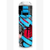 Coral High 500 ml Paslanmaz Çelik Okul Termosu/Suluk/Matara - Kız Çocuk - Siyah Mavi Anime Desenli -