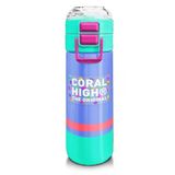 Coral High 500 Ml Pipetli Ve Direkt İçim Çelik Termos/Matara - Kız Çocuk - Derin Mavi Renkli