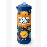 Coral High 650 ml Erkek Çocuk Lacivert Turuncu Uzay Baskılı Çelik Suluk/Matara (Pipetli) 38342