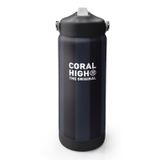 Coral High 650 ml Erkek Çocuk Siyah Gri Çizgi Desenli Çelik Suluk/Matara (Pipetli) 38318