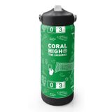 Coral High 650 ml Erkek Çocuk Yeşil Futbol Baskılı Çelik Suluk/Matara (Pipetli) 38329
