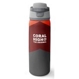 Coral High 800 ml Erkek Çocuk Turuncu Bordo Gri Renkli Pipetli ve Direkt İçim Çelik Termos/Matara - 38552