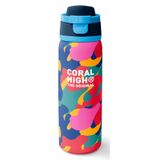 Coral High 800 ml Unisex Renkli Kamuflaj Desenli Pipetli ve Direkt İçim Çelik Termos/Matara - 38510