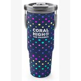 Coral High 900 ml Kız Çocuk Puantiyeli Lacivert Desenli Çelik Termos /Matara - 38714