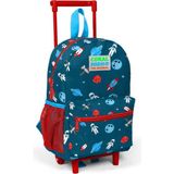 Coral High Astronot Baskılı Anaokul Çekçek Çantası 22x33x10 cm Erkek Çocuk İçin Renkli Tasarım