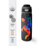 Coral High Basketbol Desenli Çelik Termos Matara 800 ml 38532 - Renkli
