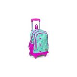 Coral High Çekçekli Sırt Çantası Renkli Flamingo Deseni ile 30x16x38 cm 1,413 kg Çocuklar İçin