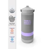 Coral High Çelik Termos, 650 ml, Gümüş, Katlanır Ağızlıklı