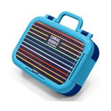 Coral High Çok Renkli Çizgi Desenli Erkek Çocuk Paslanmaz Çelik Beslenme/Yemek Kabı - 39131