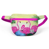Coral High Coral High Pembe Flamingo Çocuk Günlük Bel Çantası - Kız Çocuk (Çok Renkli) Okul Çantası