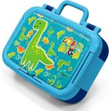 Coral High Dinozor Desenli Çelik Beslenme Kabı 39291 - Renkli