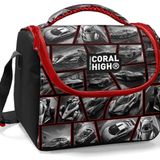Coral High Erkek Çocuk İlkokul Beslenme Çantası, Siyah Kırmızı Araba, Isı Yalıtımlı