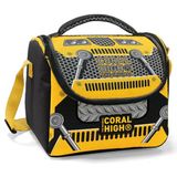 Coral High Erkek Çocuk İlkokul Beslenme Çantası, Siyah Sarı Robot, Isı Yalıtımlı