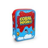 Coral High Erkek Çocuk Kırmızı Mavi Astronot Baskılı Katlı Organizer Kalemlik (Kalem Kutusu) 31113