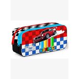 Coral High Erkek Çocuk Kırmızı Racing Araba Baskılı İki Bölmeli Kalem Çantası/Kalemlik 31057