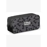 Coral High Erkek Çocuk Siyah Yarasa Desenli İki Bölmeli Kalem Çantası/Kalemlik 31044