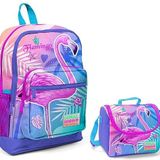 Coral High Flamingo Baskılıı Kız Çocuk İlkokul Çantası ve Beslenme Seti