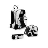 Coral High GOSHOPYA Siyah Beyaz Desenli 3’lü Okul Çanta Seti GOSET0123687