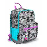 Coral High Gri Kedi Desenli Okul Çantası 23638