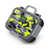 Coral High Gri Yeşil Kamuflaj Baskılı Erkek Çocuk Paslanmaz Çelik Beslenme/Yemek Kabı - 39215