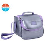Coral High Gümüş Thermo Beslenme Çantası, Termal İzolasyonlu, 24x22x15 cm