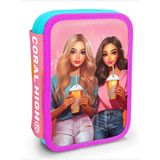 Coral High İki Karlı Kalemlik - Pembe Kırmızı Fashion Girl Kız Çocuk Pembe Kırmızı Fashion Girl