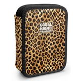 Coral High İki Katlı Düzenleyici Kalem Kutusu - Kahverengi Leopar, Kız Çocuk/Kadın, Kahverengi Leopar