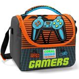 Coral High Ilkokul Erkek Çocuk - Gri Kırmızı Gamers Beslenme Çantası