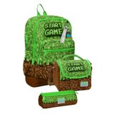 Coral High İlkokul Üçlü Okul Başlangıç Çanta Seti - Yeşil Kahverengi Craft, Erkek Çocuk