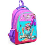 Coral High K-Pop Desenli Okul Çantası 14427 - Renkli