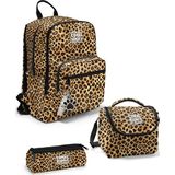Coral High Kahverengi Leopar Desenli 3’lü Okul Çanta Seti SET0123681
