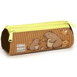 Coral High Kapibara İki Bölmeli Okul Kalem Çantası - 22099
