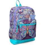 Coral High Kelebek Desenli Okul Çantası 33206 - Renkli