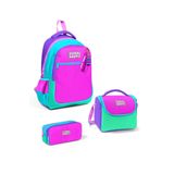 Coral High Kids Çok Renkli 3 lü Okul Çanta Seti SET0114426