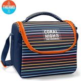 Coral High Kids Desenli Thermo Beslenme Çantası - Akça - Turuncu