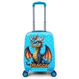 Coral High Kids Dragon Desenli Çocuk Valizi 16697